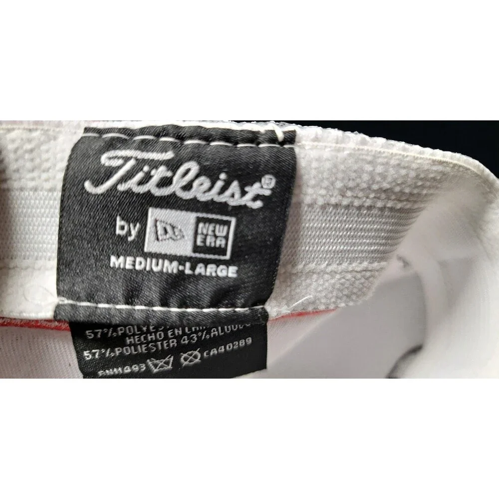 New Era Titleist Footjoy ProV1 FJ White Medium- Large Hat Cap Med/ Lg